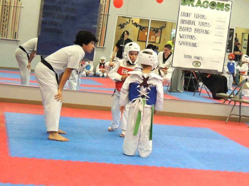 Pre-school Kickboxing class- You want to know the difference between a master and a beginner?