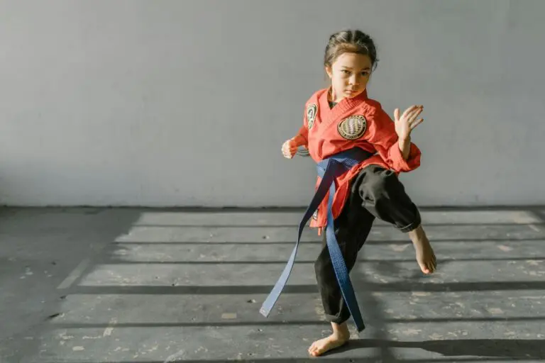 children practicing kids martial arts in McKinney dojo